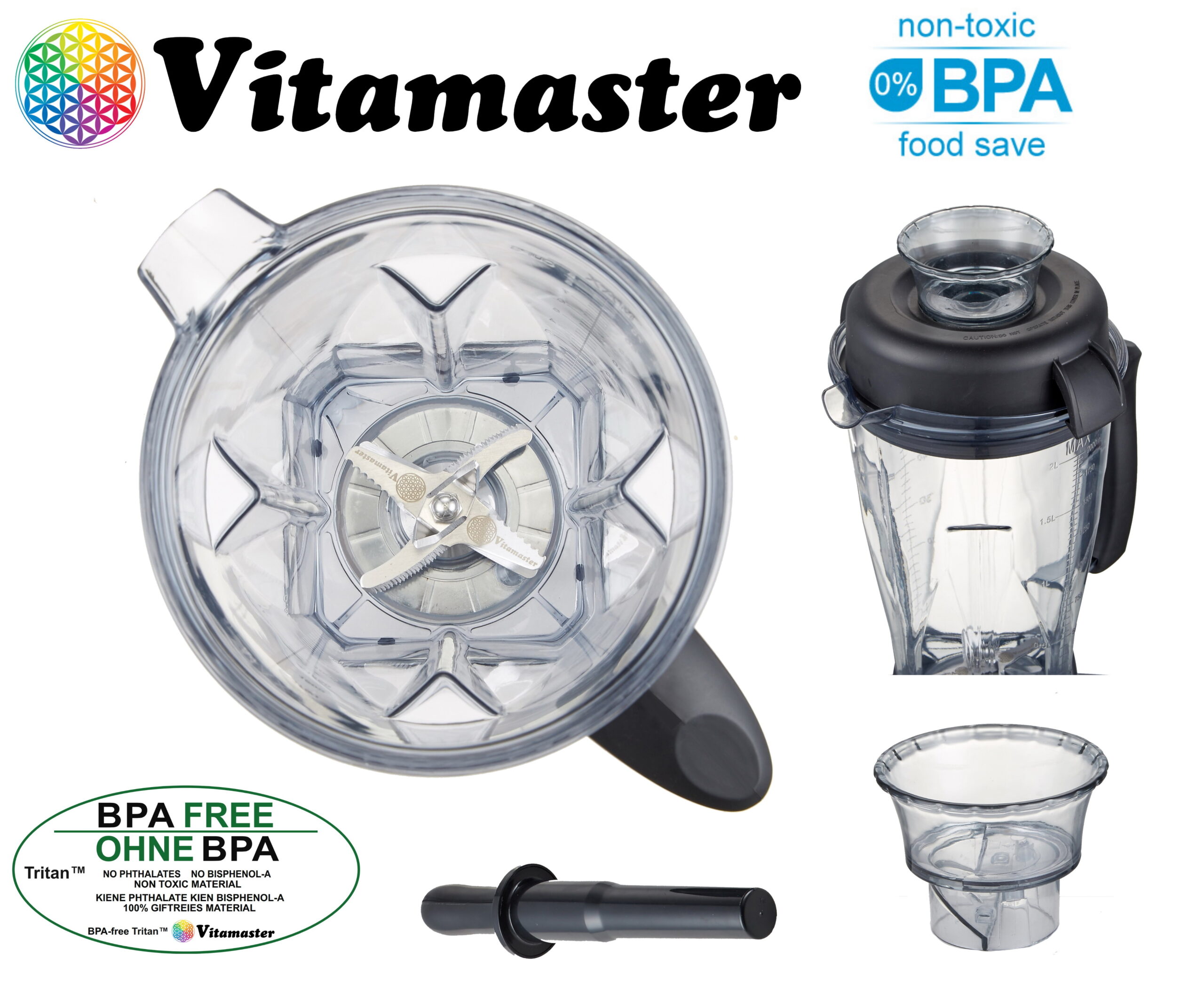 Vitamaster Behälter und Zubehör BPA-frei